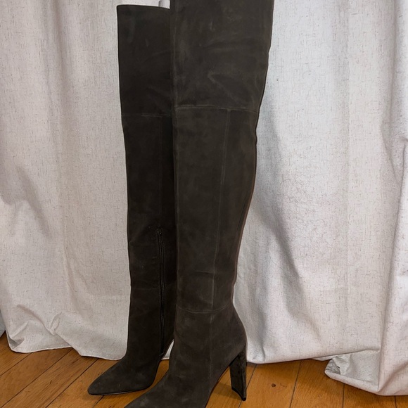 Aldo Olive Green Over-the-Knee Boots